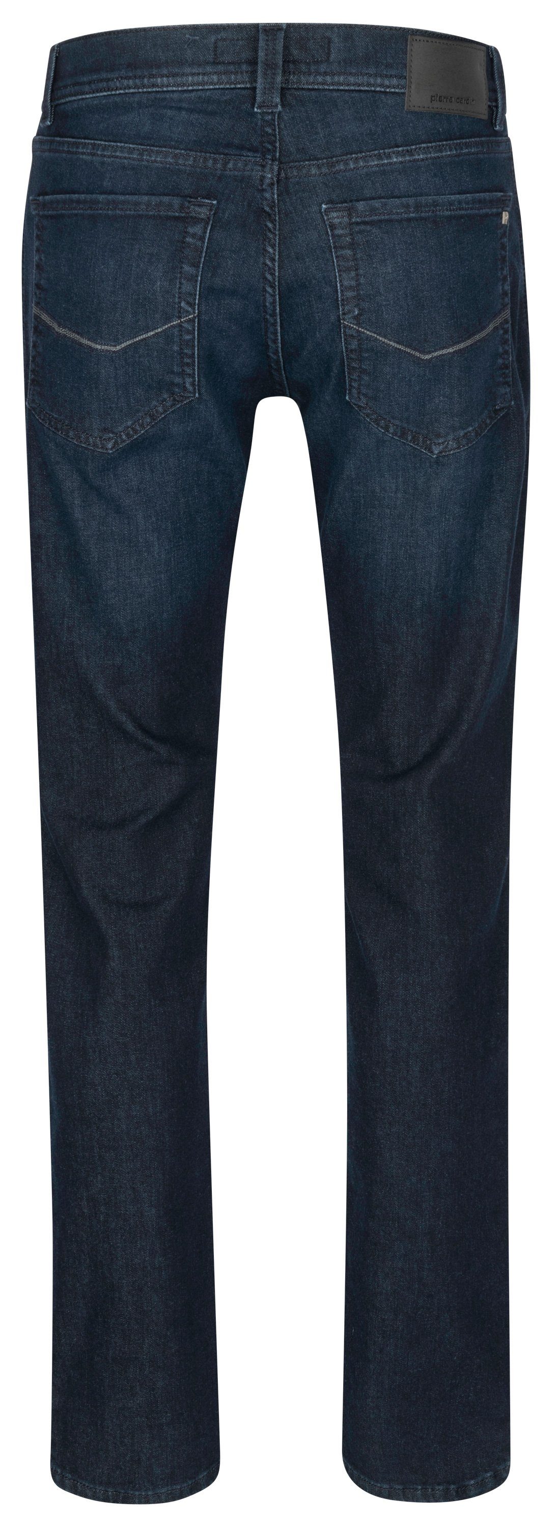 Pierre Cardin 5-Pocket-Jeans PIERRE CARDIN LYON TAPERED dark blue used buff günstig online kaufen