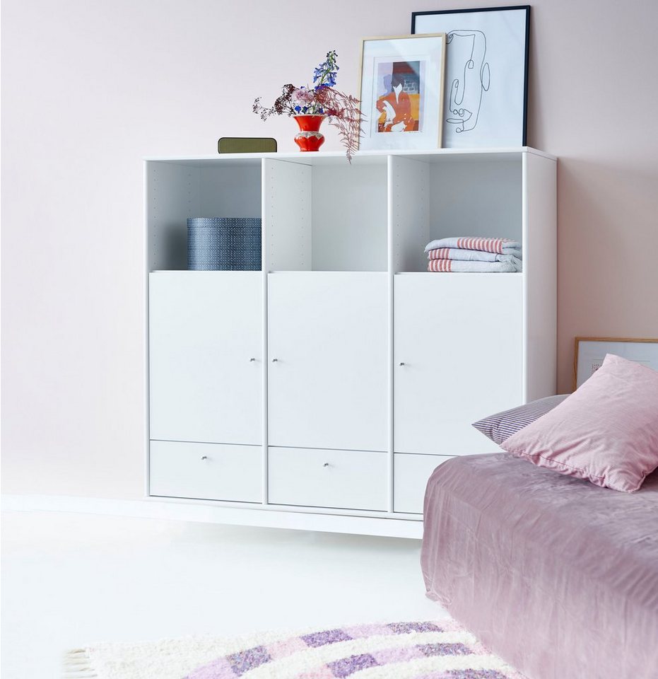 Hammel Furniture Highboard Mistral Hochkommode, Hochschrank, mit Türen und  Schubladen, Breite: 133cm, anpassungsbar Designmöbel