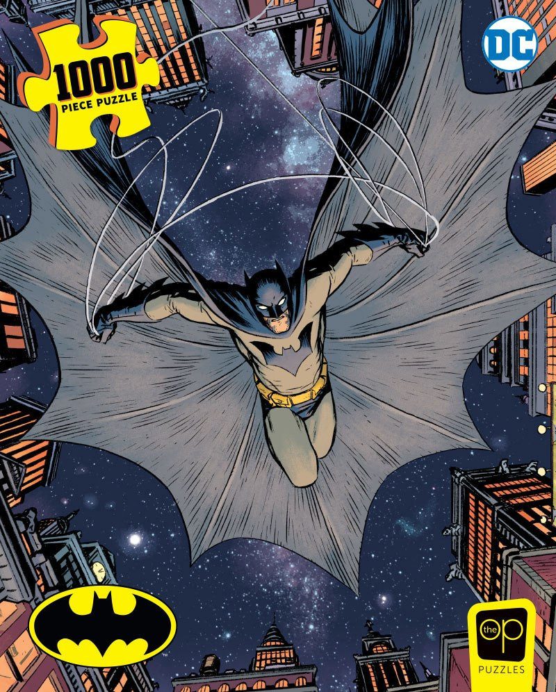 USAopoly Puzzle Batman Puzzle I Am The Night (1000 Teile), 1000 Puzzleteile, Offiziell lizenziertes Puzzle
