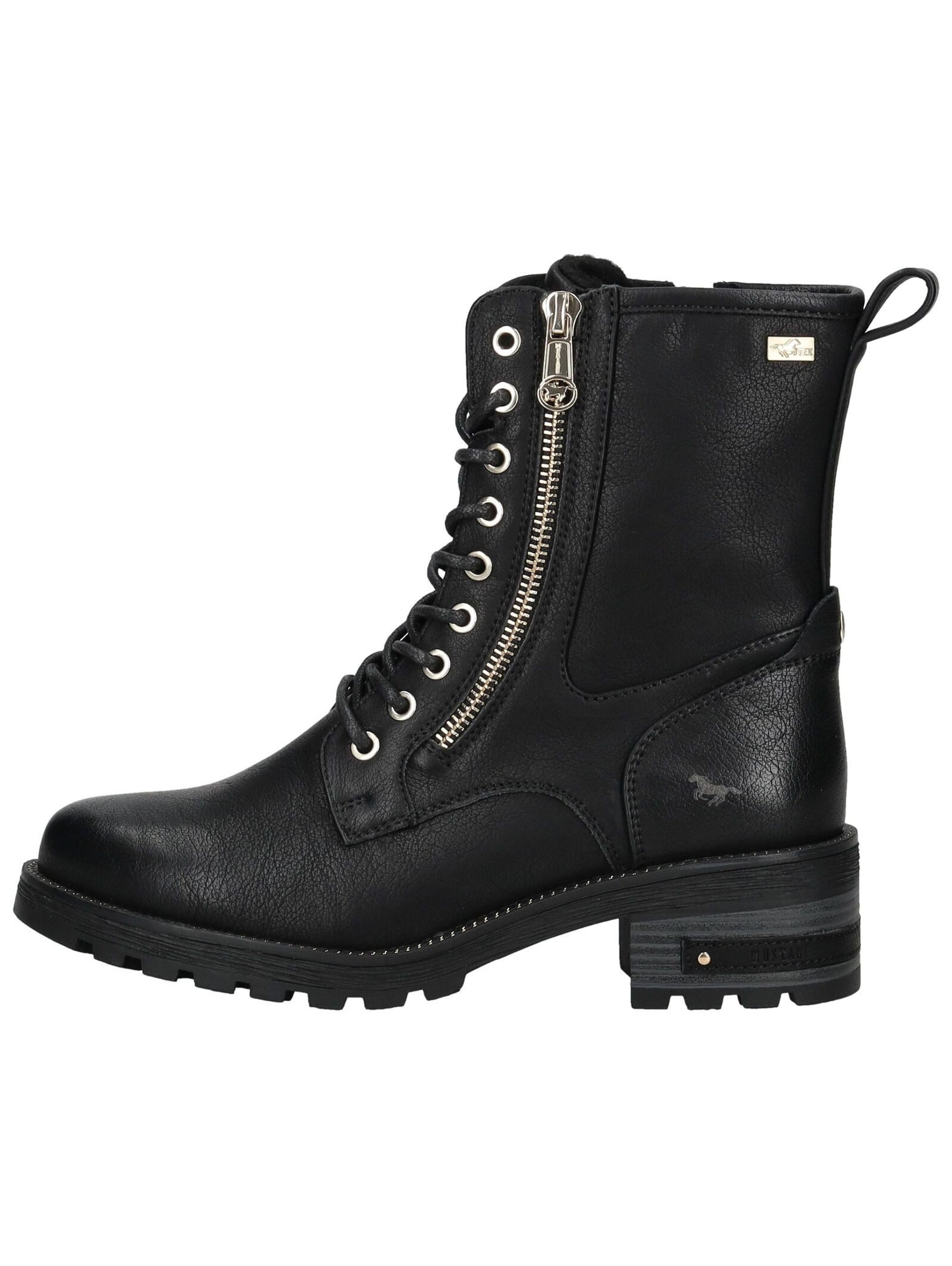 MUSTANG Stiefelette Lederimitat . Schnürstiefelette günstig online kaufen