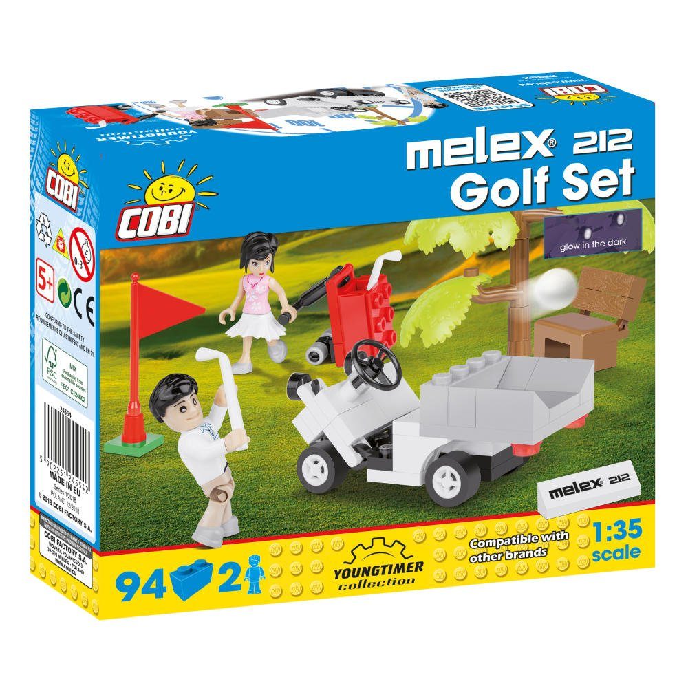 COBI Melex 212 Golf Set Auto Youngtimer 24554 Konstruktionsspielsteine