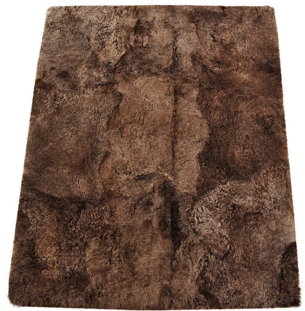 Fellteppich Lammfell Teppich aus 6 echten Lammfellen ca. 200 x 150 cm, KUHFELL online & NOMAD