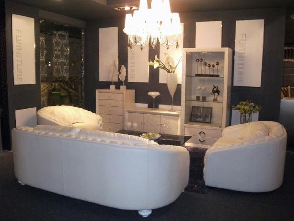 JVmoebel Chesterfield-Sofa Beige Ledersofa mit Chesterfield-Design und Polsterung, Made in Europa