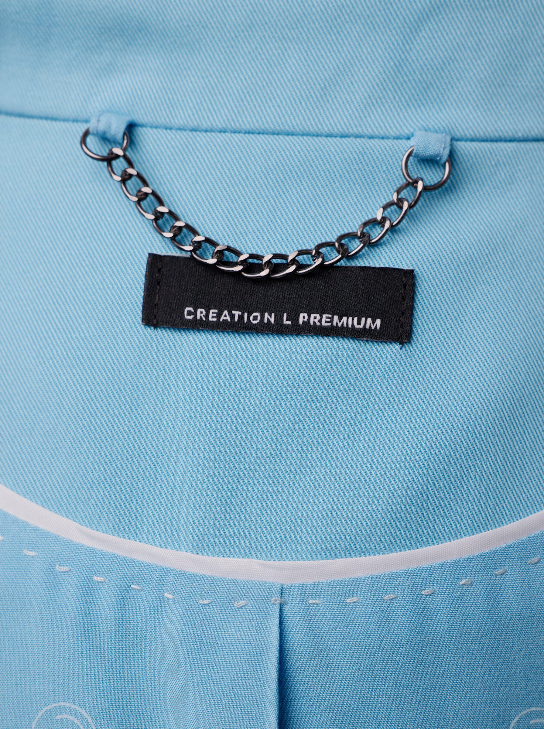 creation L Blusenblazer Lyocell-Leinen-Blazer Langarm