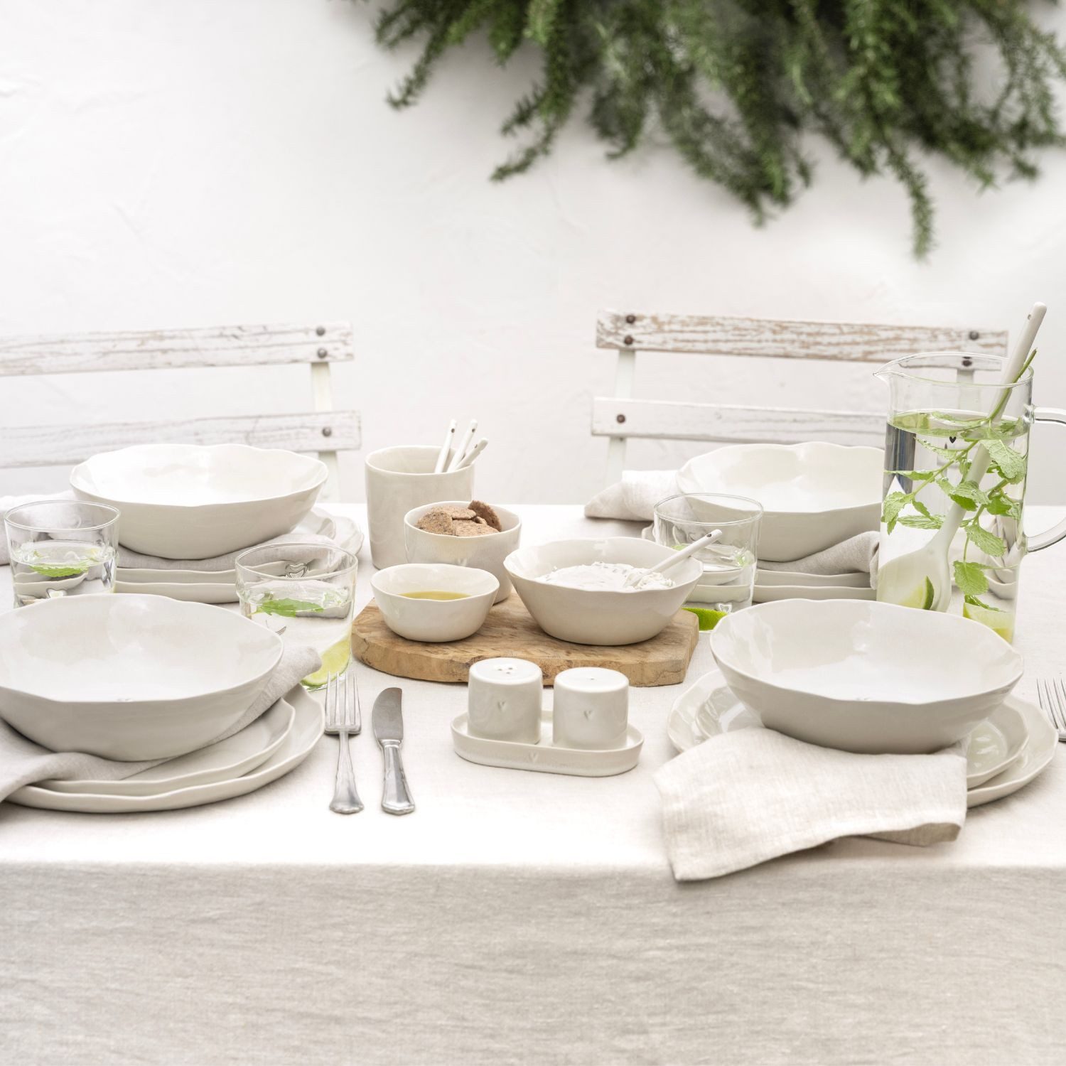 Bastion Collections Tasse Clear Heart, Stoneware, Spülmaschinengeeignet, Creme, Clear Heart, H: 6,8cm