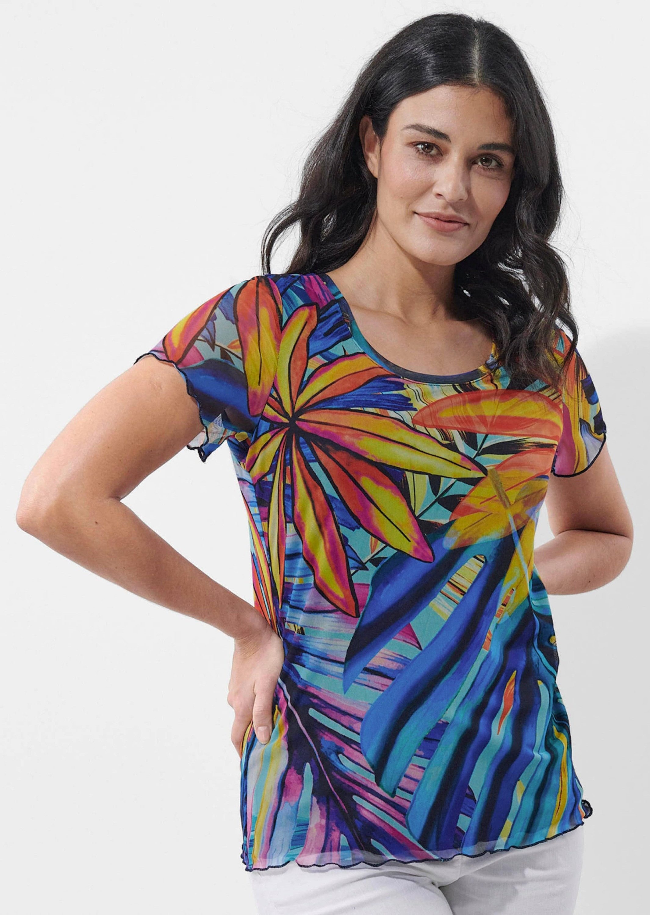 Alba Moda Kurzarmshirt Shirt