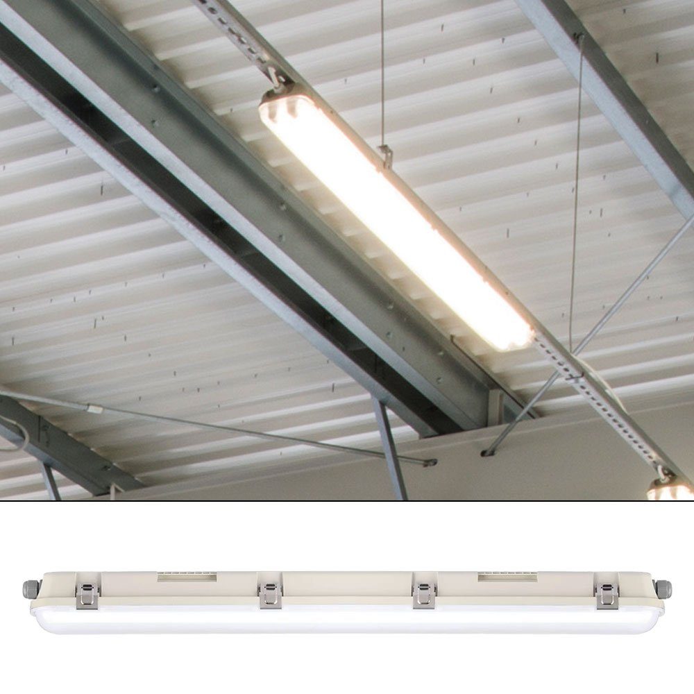 V-TAC Deckenleuchte, LED-Leuchtmittel fest verbaut, LED Decken Wannenleuchte Lampe Länge | Deckenlampen