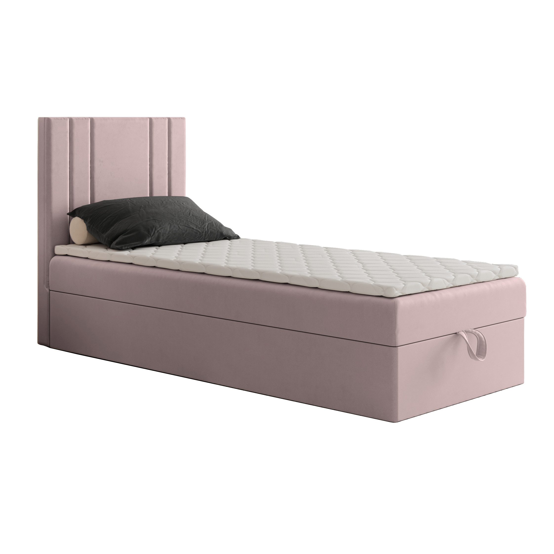 Godre Boxspringbett mit Bettkasten NARDO Mini 100x200 cm - Bonellfederkern günstig online kaufen