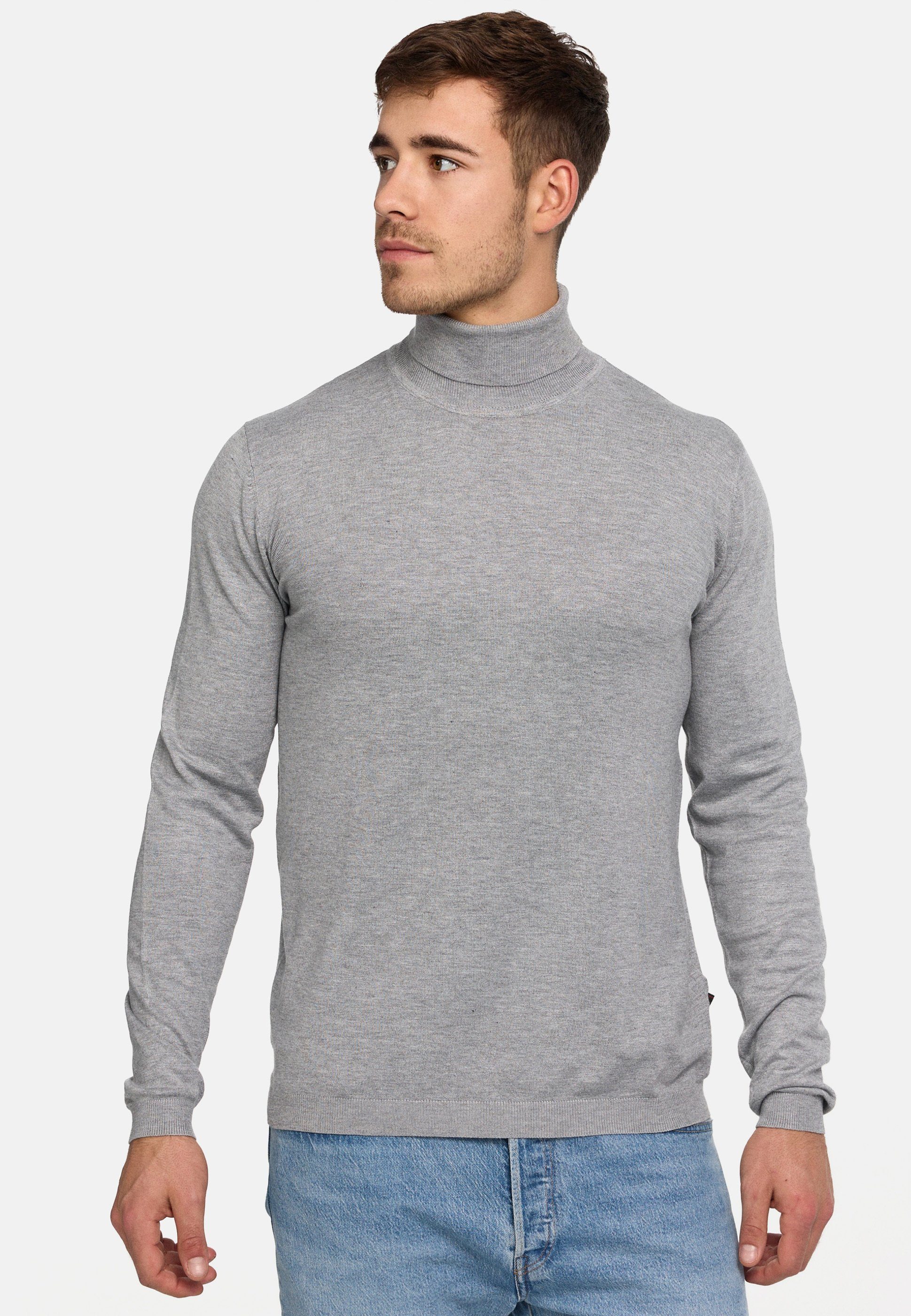 Jeff Rollkragenpullover Malcolm Lt Grey Mix