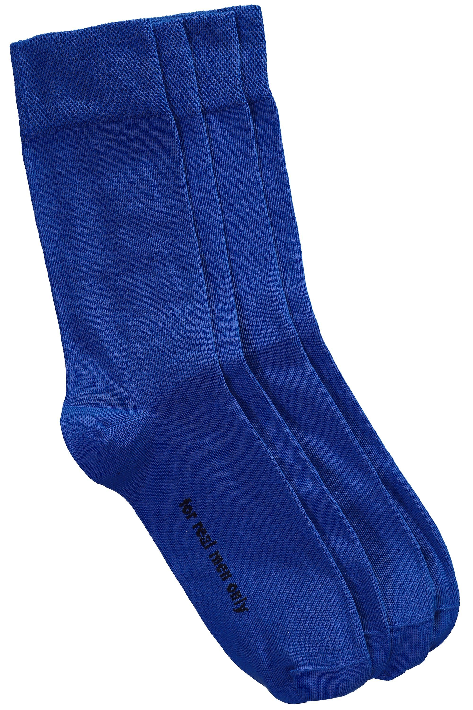 JP1880 Basicsocken Socken 2er-Pack Komfort-Bündchen (2-Paar) kobalt blau