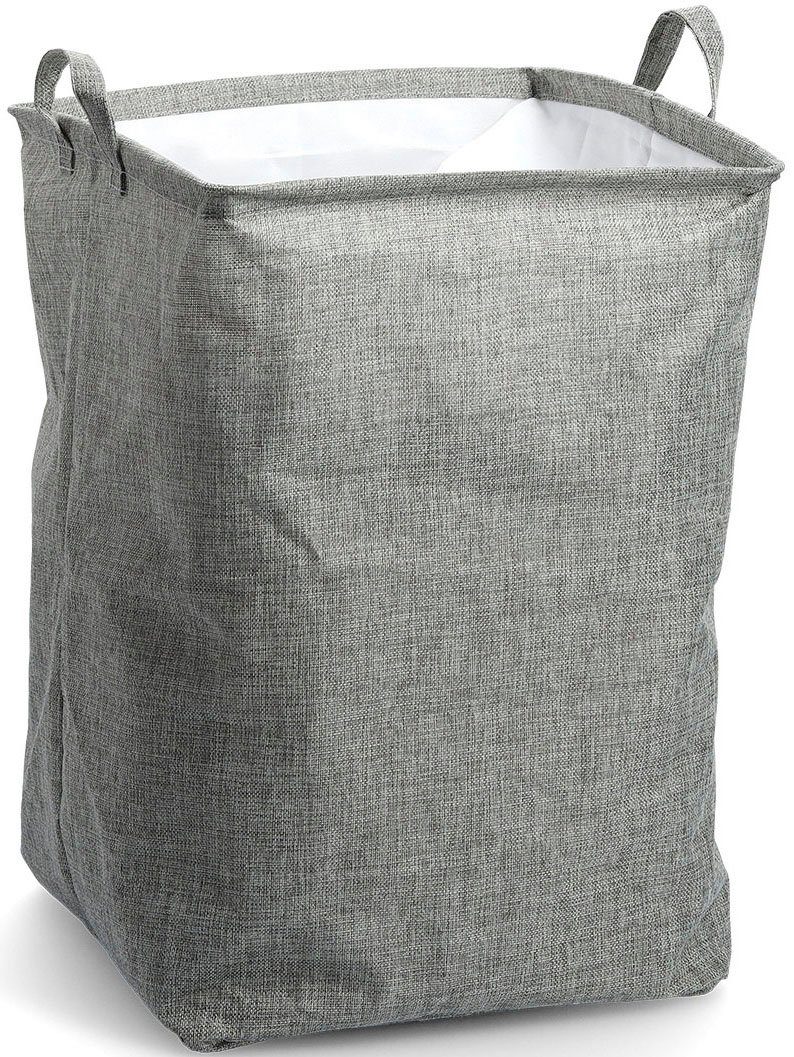 Zeller Present Wäschesack, 2 Design macht passend für Schlichtes jeden Wäschesammler Griffe, Einrichtungsstil diesen praktische