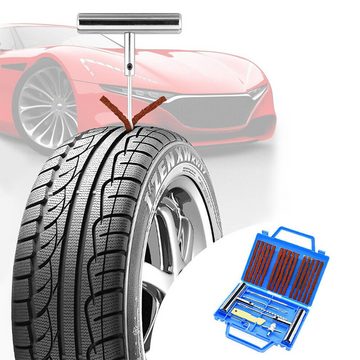 Hikity Reifen-Reparaturset 23tlg, Autoreifen Reifen Reparatur Satz KFZ,PKW Pannenset Flickzeug, Autoreifen, einen Reifen reparieren