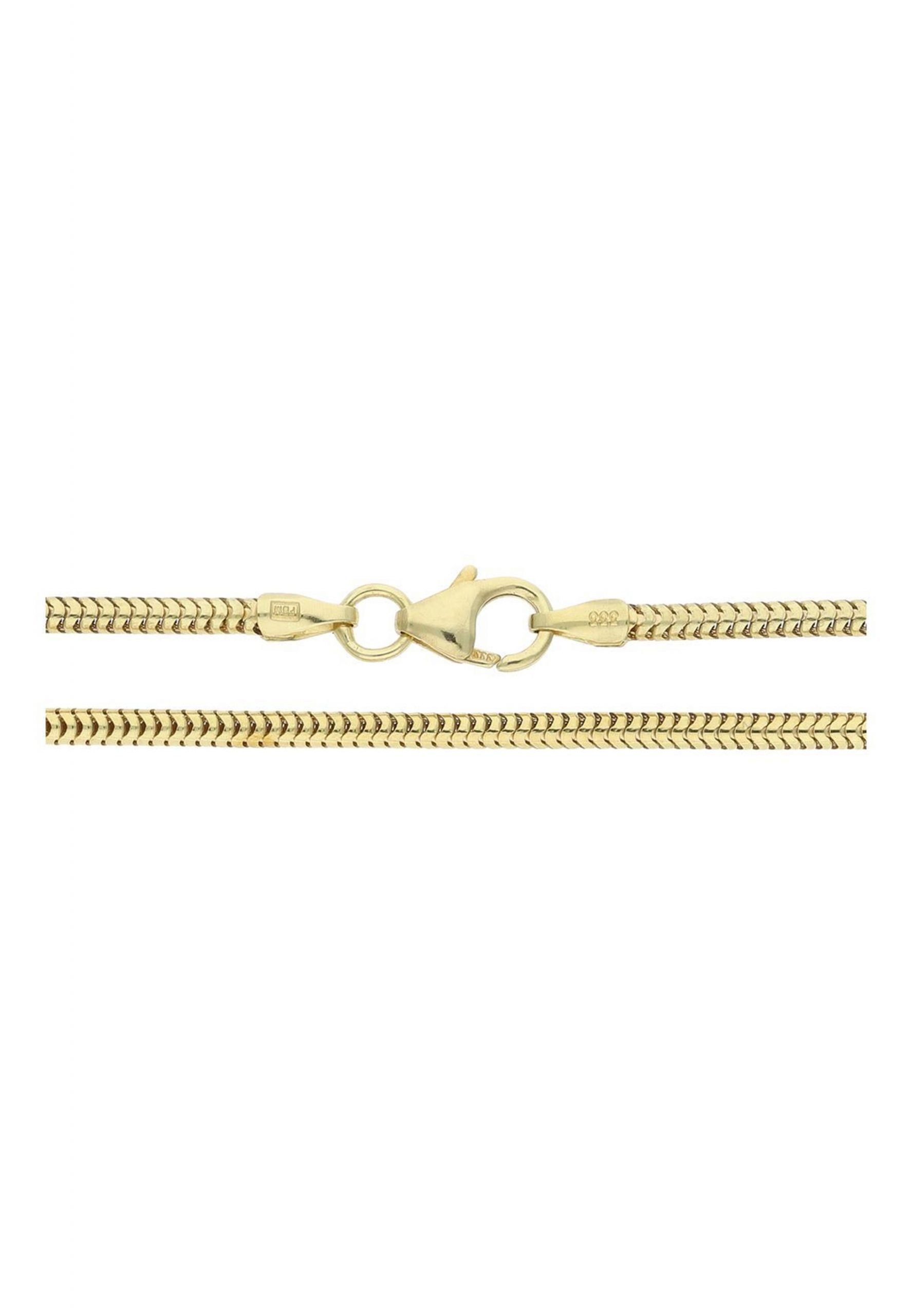 Damen Schmuck JuwelmaLux Goldkette Halskette Gold Schlangenkette 42 cm (1-tlg), Damen Goldkette Gold 333/000, inkl. Schmuckschac