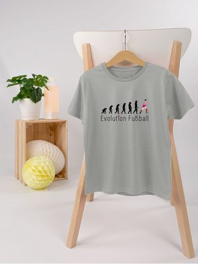 Shirtracer T-Shirt Evolution Fußball (1-tlg) Evolution Kinder