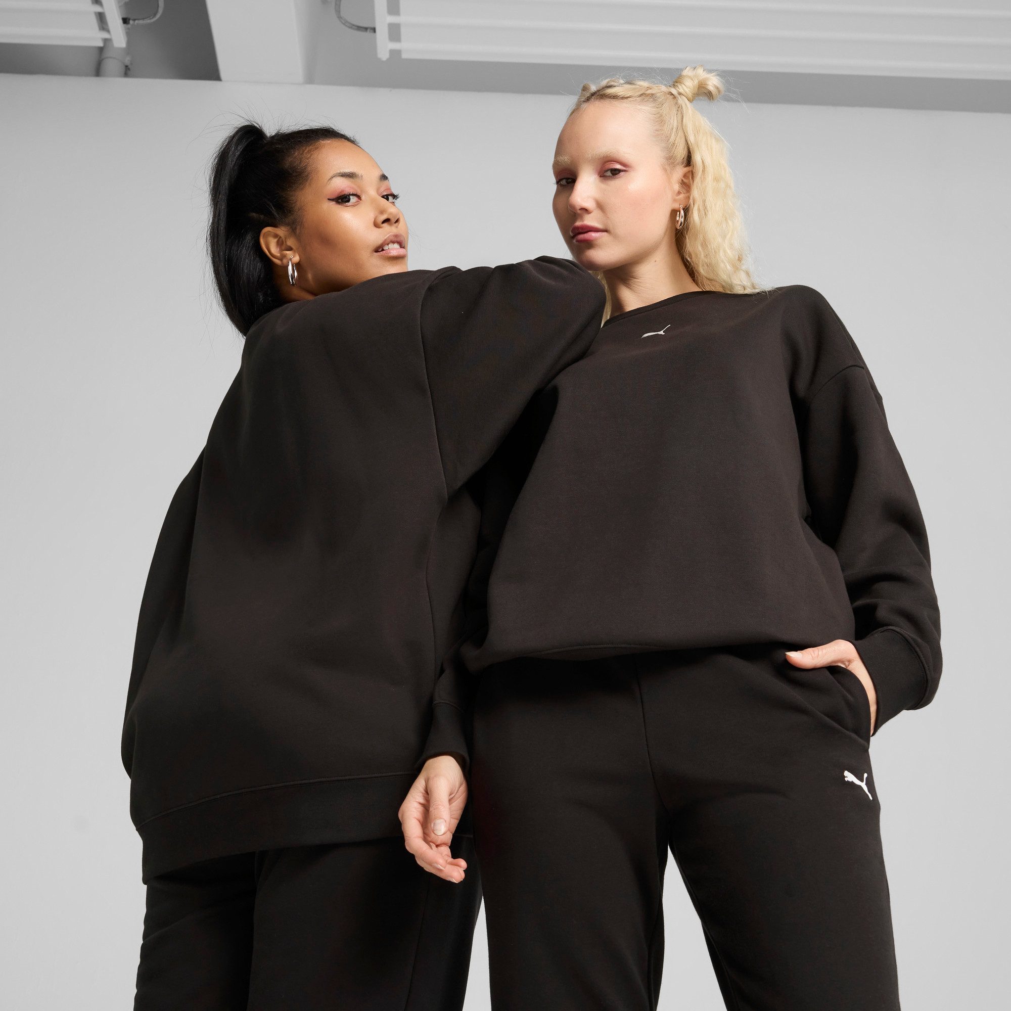 PUMA Langarmshirt ESS OVERSIZED CREW FL günstig online kaufen