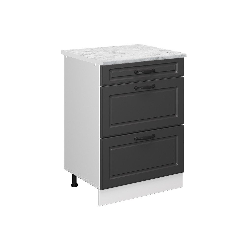 Vicco Unterschrank R-Line, Anthrazit Landhaus/Weiß, 60 günstig online kaufen