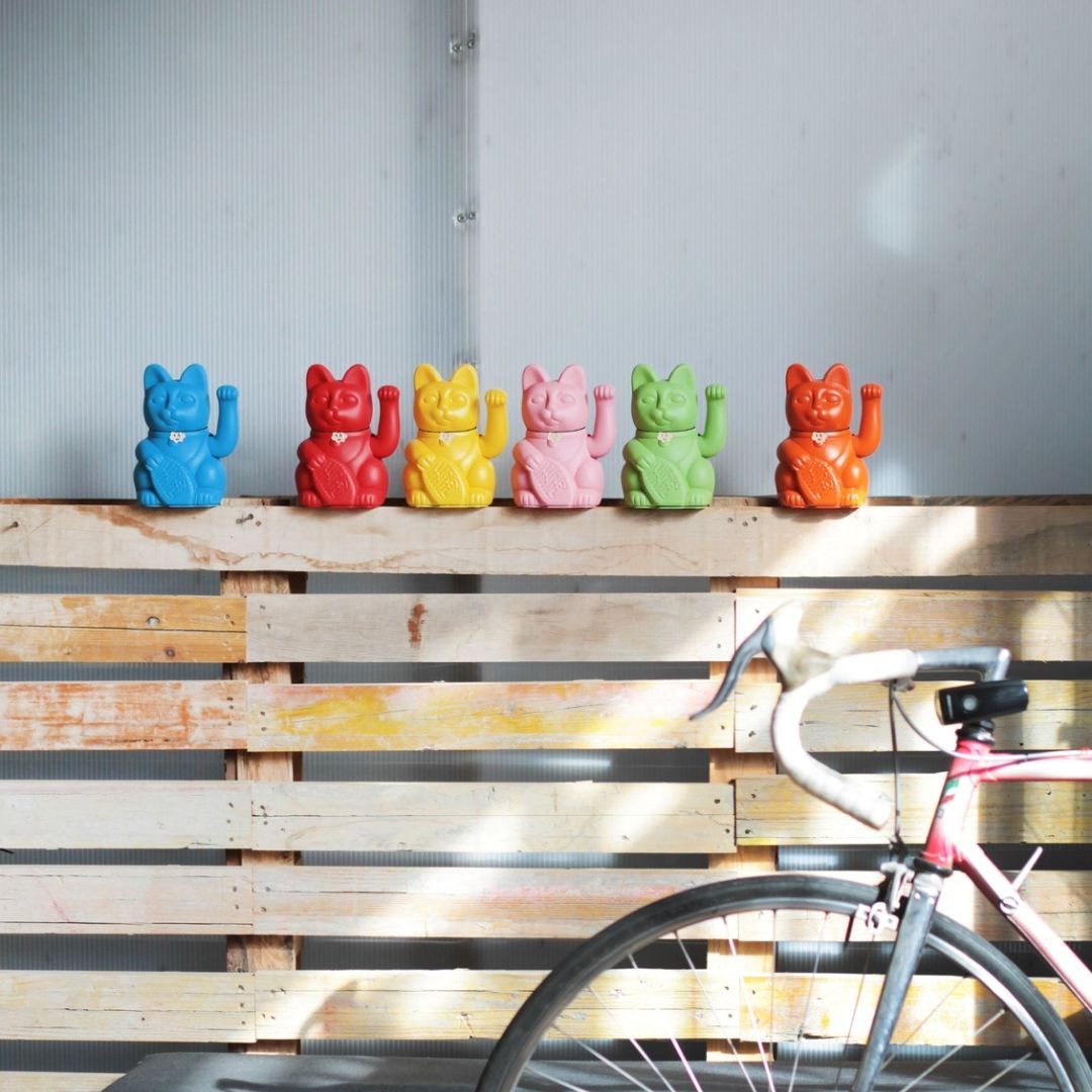 suebidou Dekofigur Luckycat Chinesische Glückskatze Winkekatze versch.Farbe günstig online kaufen