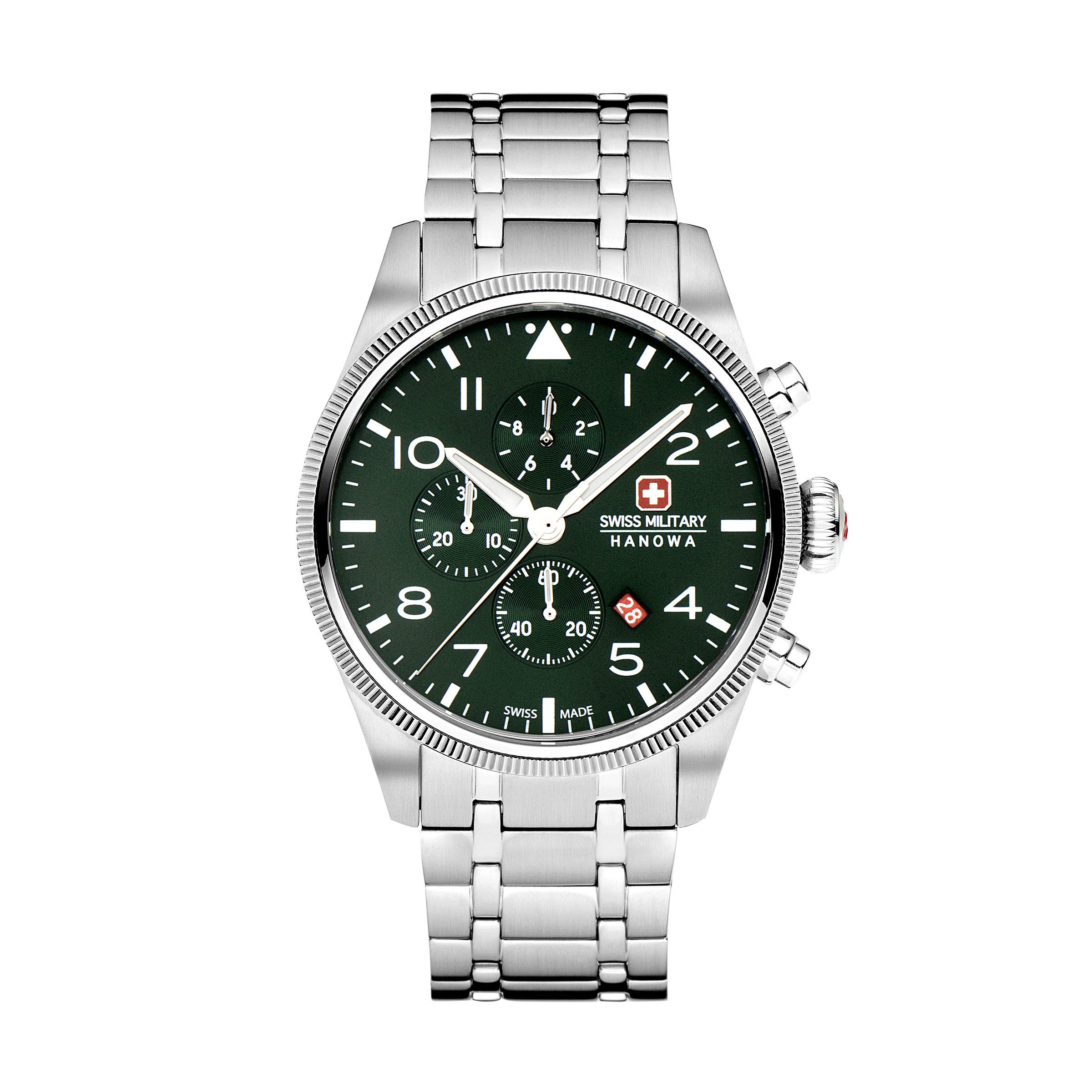 Swiss Military Hanowa Quarzuhr Quarzuhr Herrenuhr 43 Quarz Herren günstig online kaufen