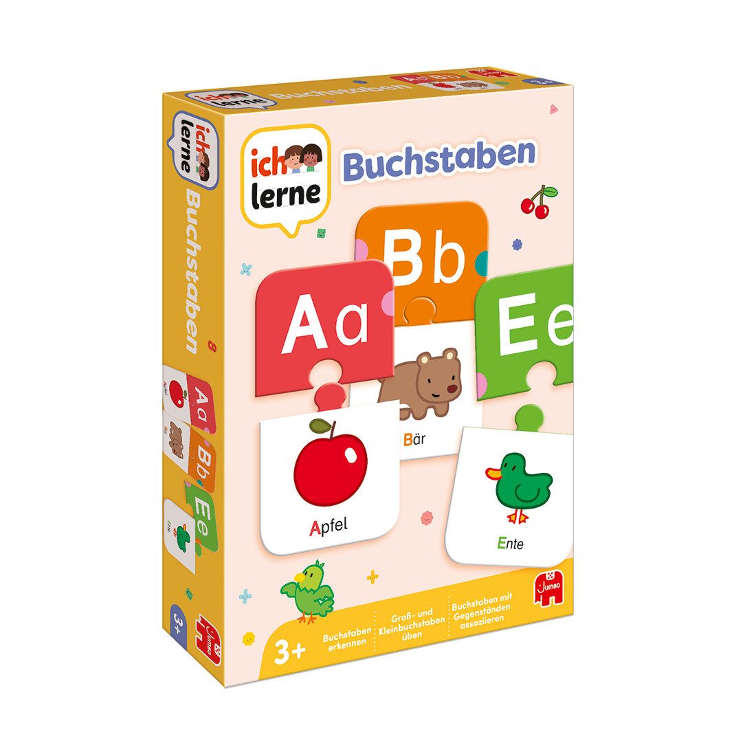 Jumbo Spiele Lernspielzeug ich lerne Buchstaben, Lernspiel