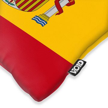 Kissenbezug, VOID, Sofa-Kissen Spanien Spain Flagge Fahne Fan Fussball EM WM