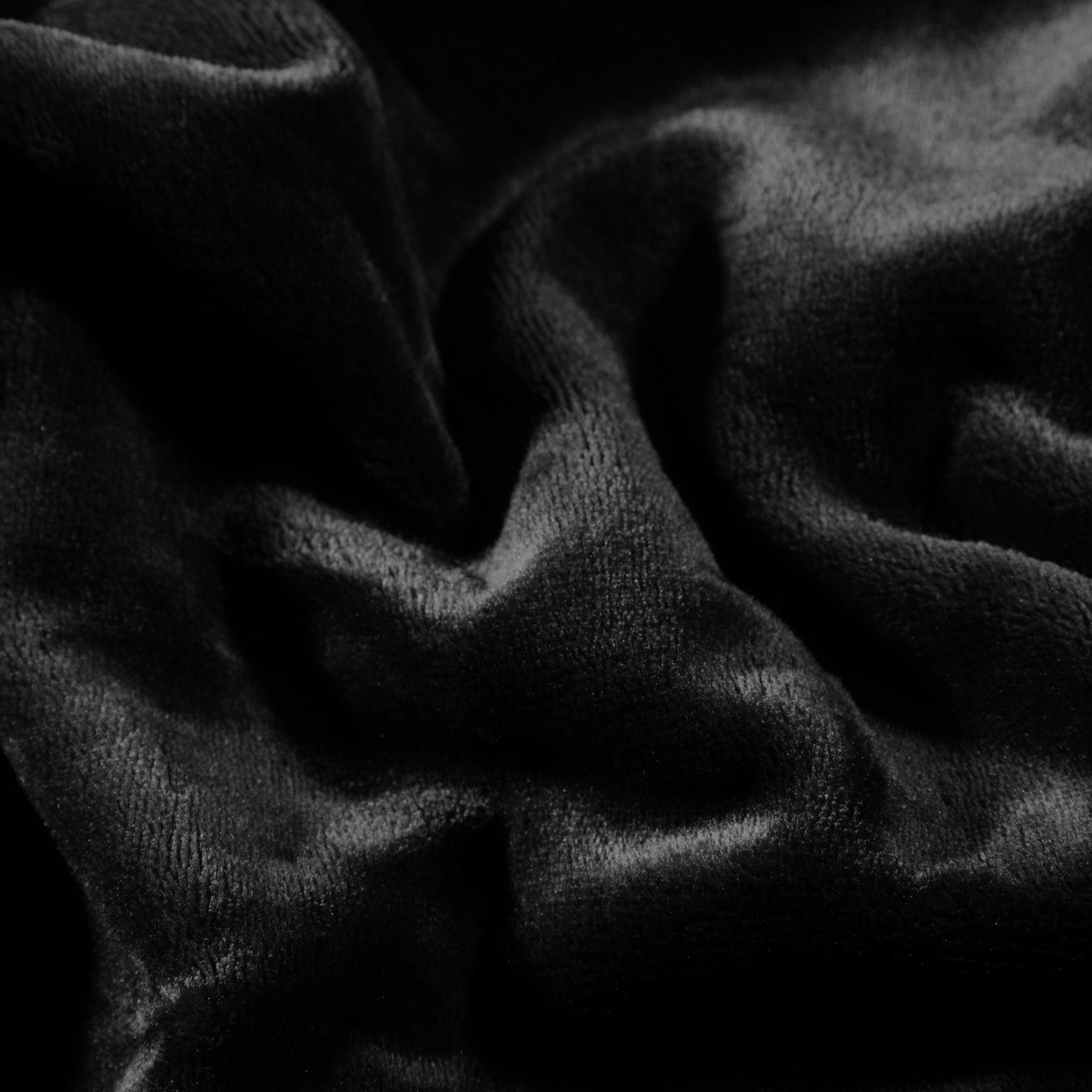 Kuscheldecken 220x240cm, Tagesdecke 2 Waschmaschinenfest schwarz tectake, Polyester