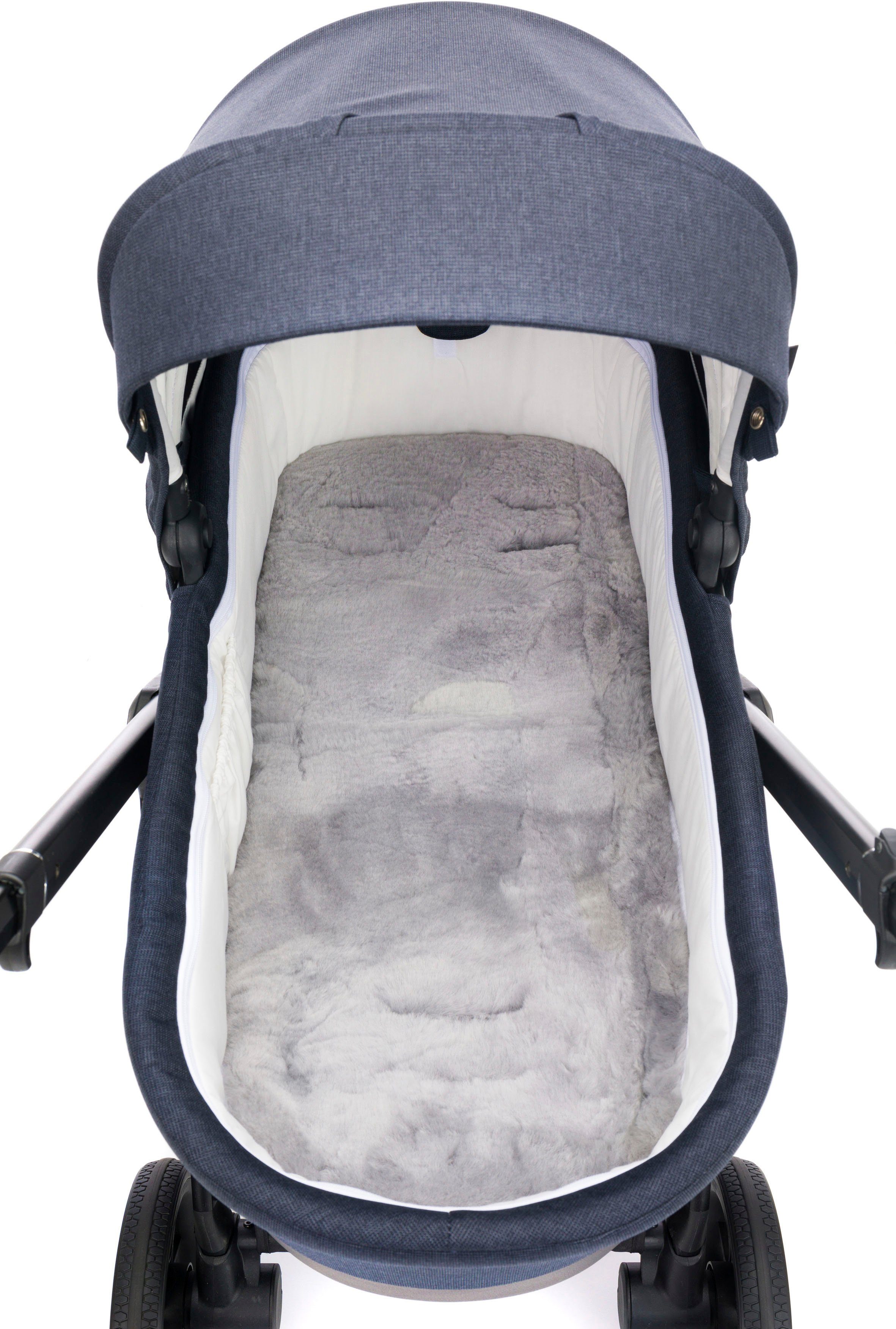 Babylammfell Lammfelleinlage, Fillikid, für Kinderwagen, Babywannen, Buggies und Autositze