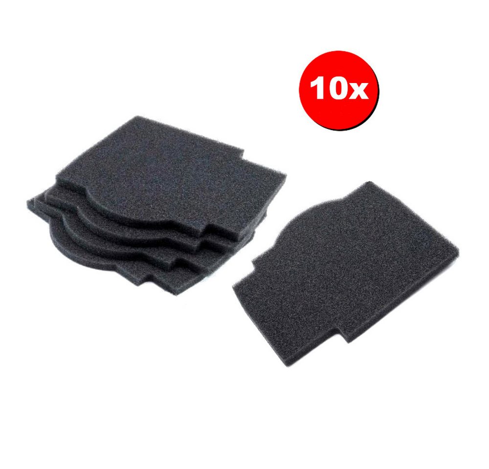 Trade-Shop Ersatzfilter 10x passend für Lunos Silvento 39721, 039721, 2/FSI-R, Luftfilter, Staubfilter für Lüfter, Ventilator, Klemmlüfter