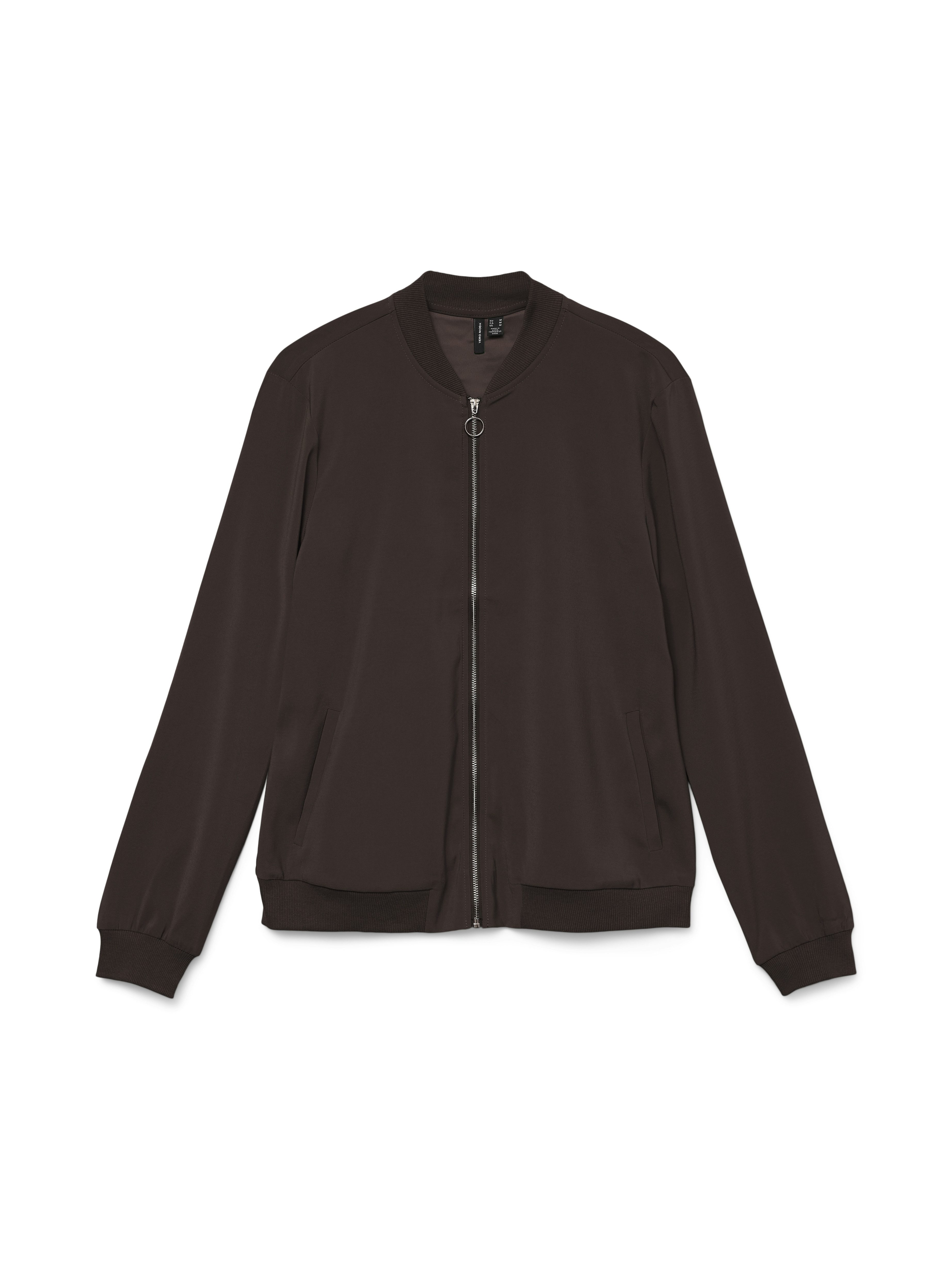 Vero Moda Kurzjacke VMCONNY, leichte Jacke für den Übergang seitliche Eingrifftaschen, Rippbündchen