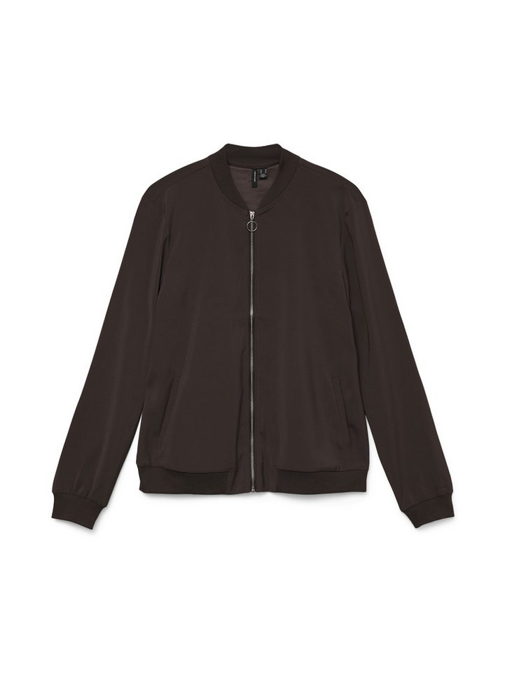 Vero Moda Kurzjacke VMCONNY, leichte Jacke für den Übergang seitliche Eingrifftaschen, Rippbündchen