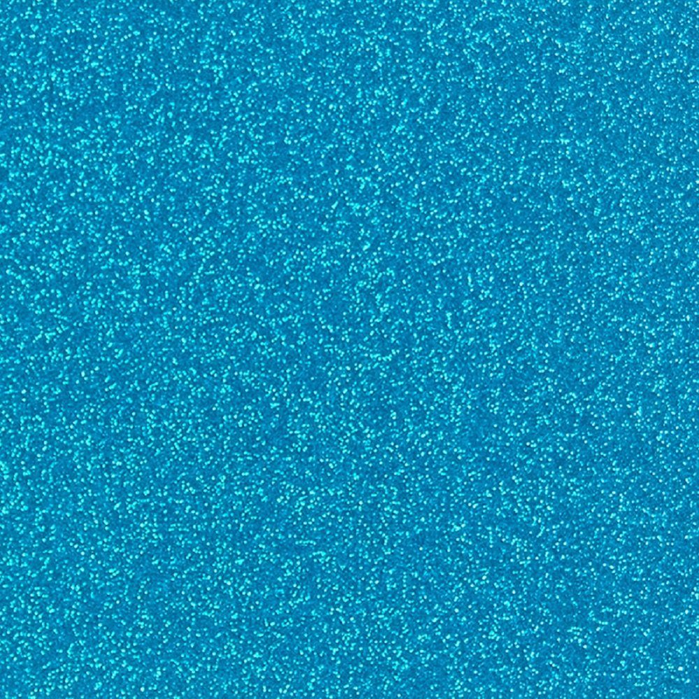 Hilltop Transparentpapier Twinkle Flexfolie mit eingebetteten Glitterelementen Aqua