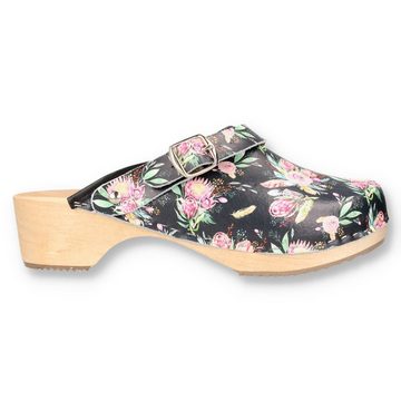 Cloque geschlossene Clogs Blumenmotive Clog Outdoor & Garten