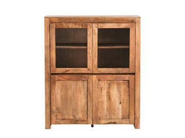 massivum Highboard Country aus Massivholz (1 St)