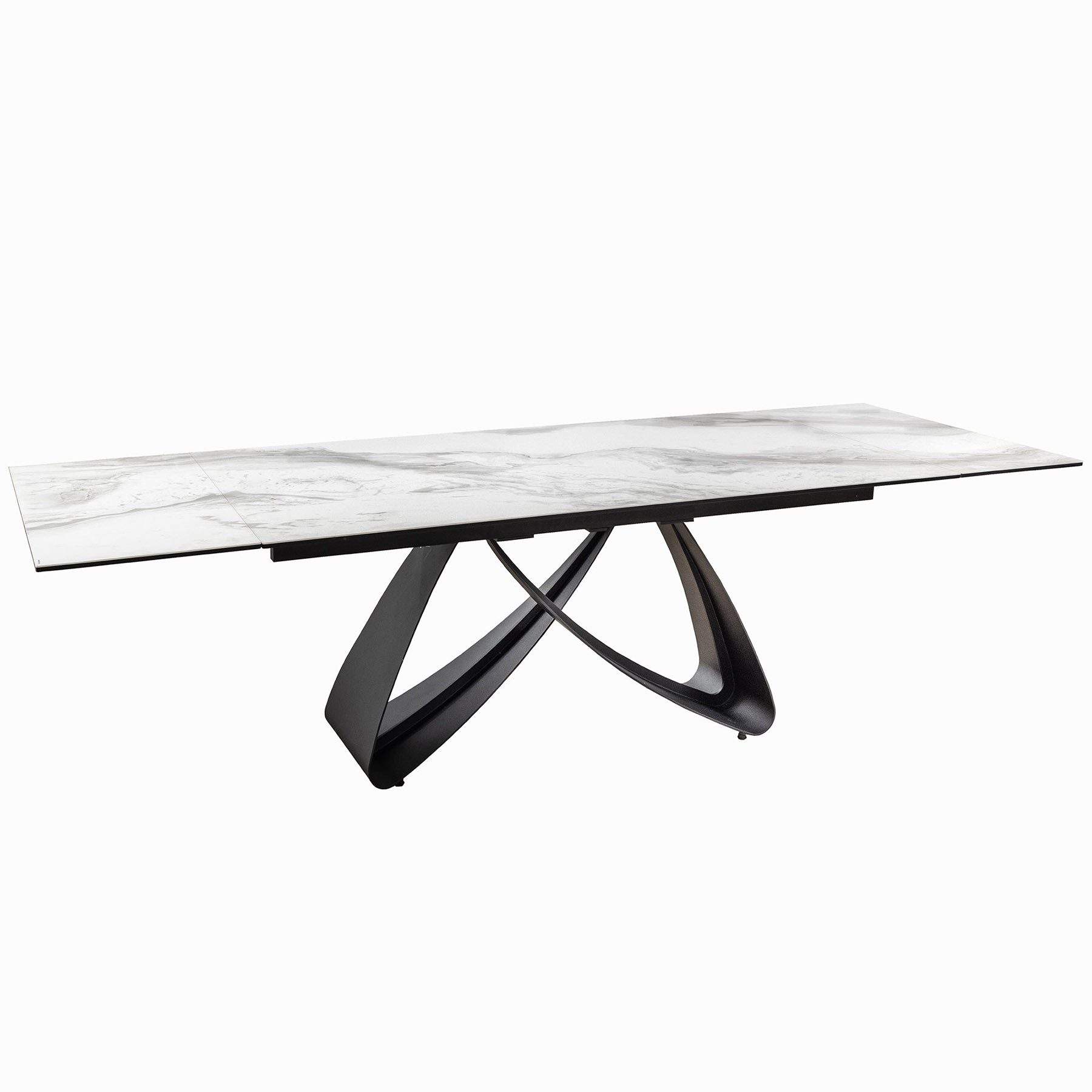 riess-ambiente Esstisch INFINITY 180-260cm weiß / schwarz · Konferenztisch günstig online kaufen