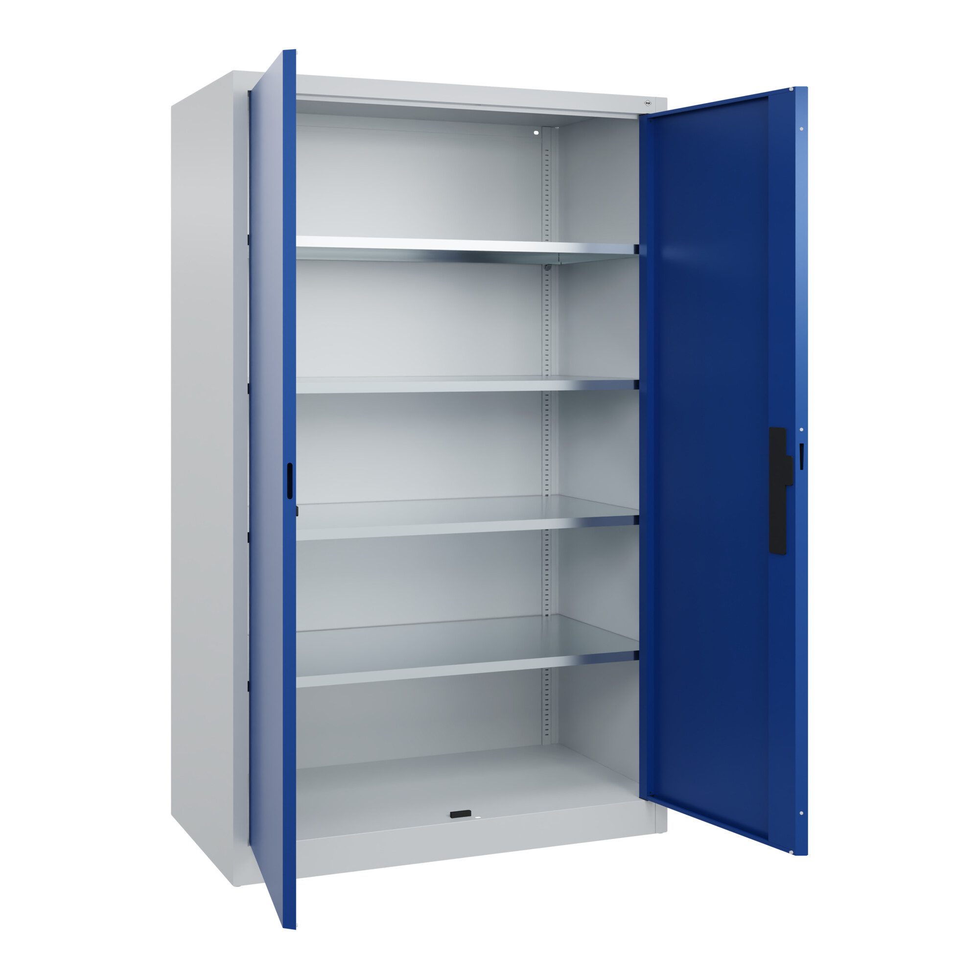 C+P Rollcontainer C+P Flügeltürenschrank Serie 89, 1950x1200x600mm, 7035/5010