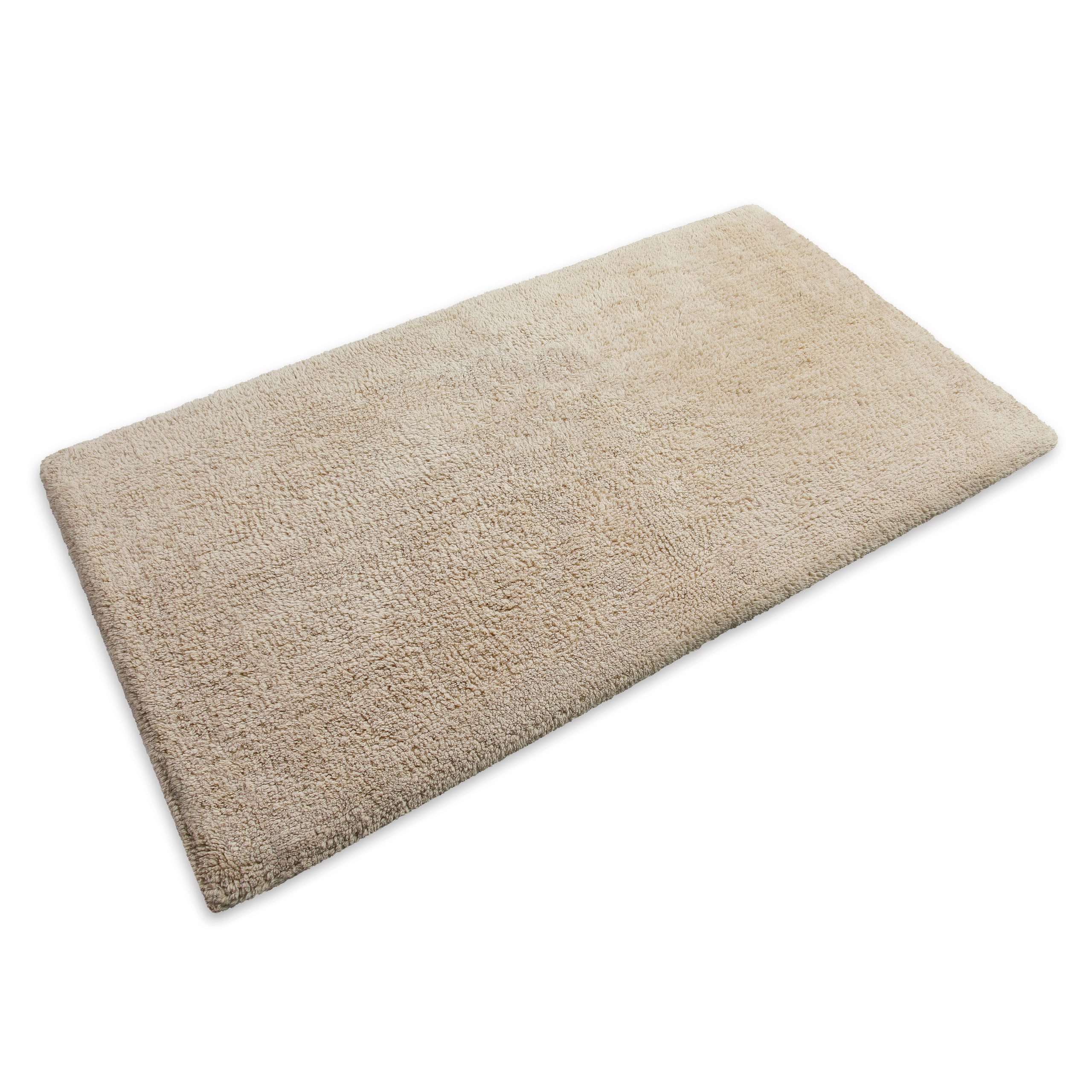 OTTO home Badematte Selenne, Höhe 20 mm, rutschhemmend beschichtet, fußbodenheizungsgeeignet, Baumwolle, rechteckig, Badteppich, getuftet, modern, Uni, antirutsch, flauschig, Baumwolle
