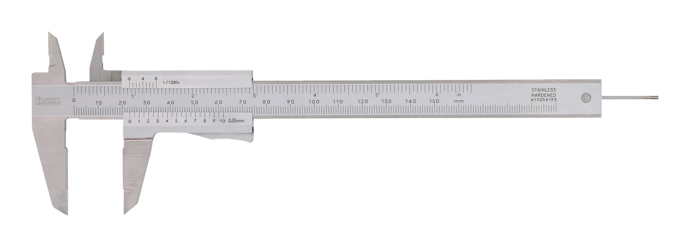 forum® Messschieber, Präzisions-Taschenmessschieber 150 mm Momentfeststellung