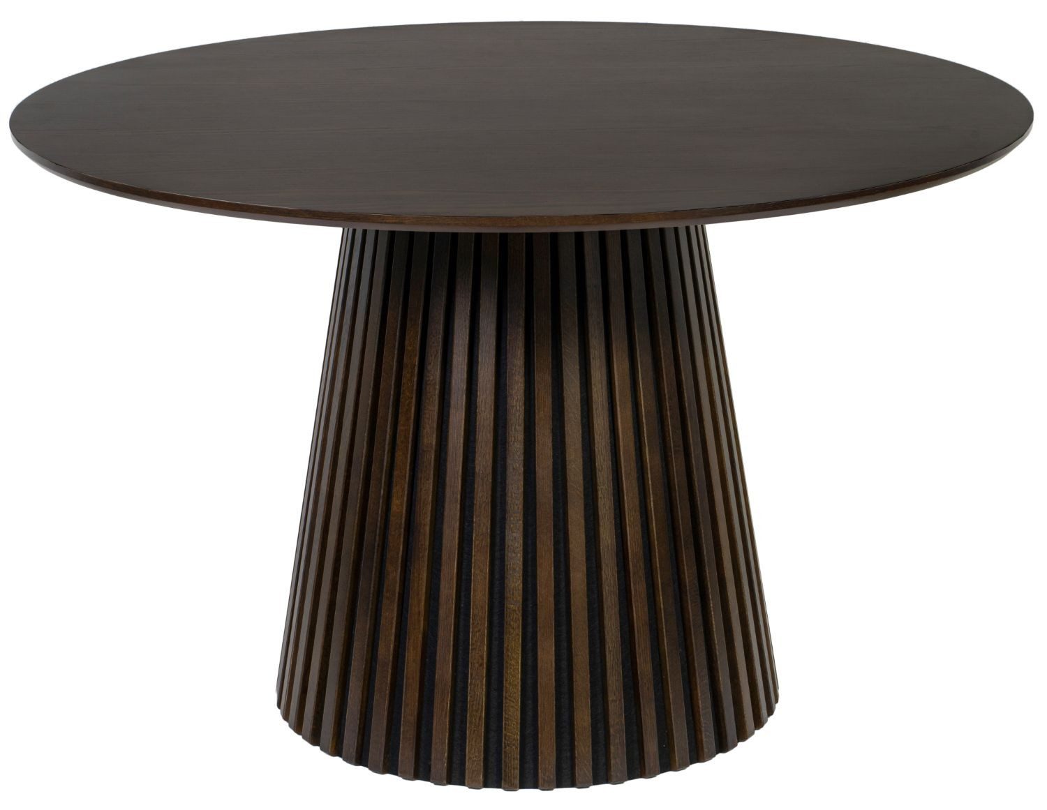 bene living Esstisch Barletta - rund 120 cm - Eichenholz smoked-braun, Mass günstig online kaufen