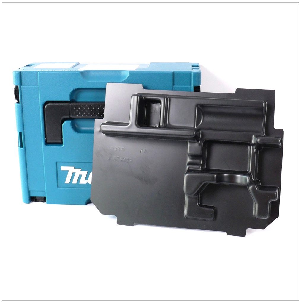 Makita Werkzeugkoffer MAKPAC 2 Systemkoffer - mit Einlage für BTD / DTD 129 / 146 und BTW