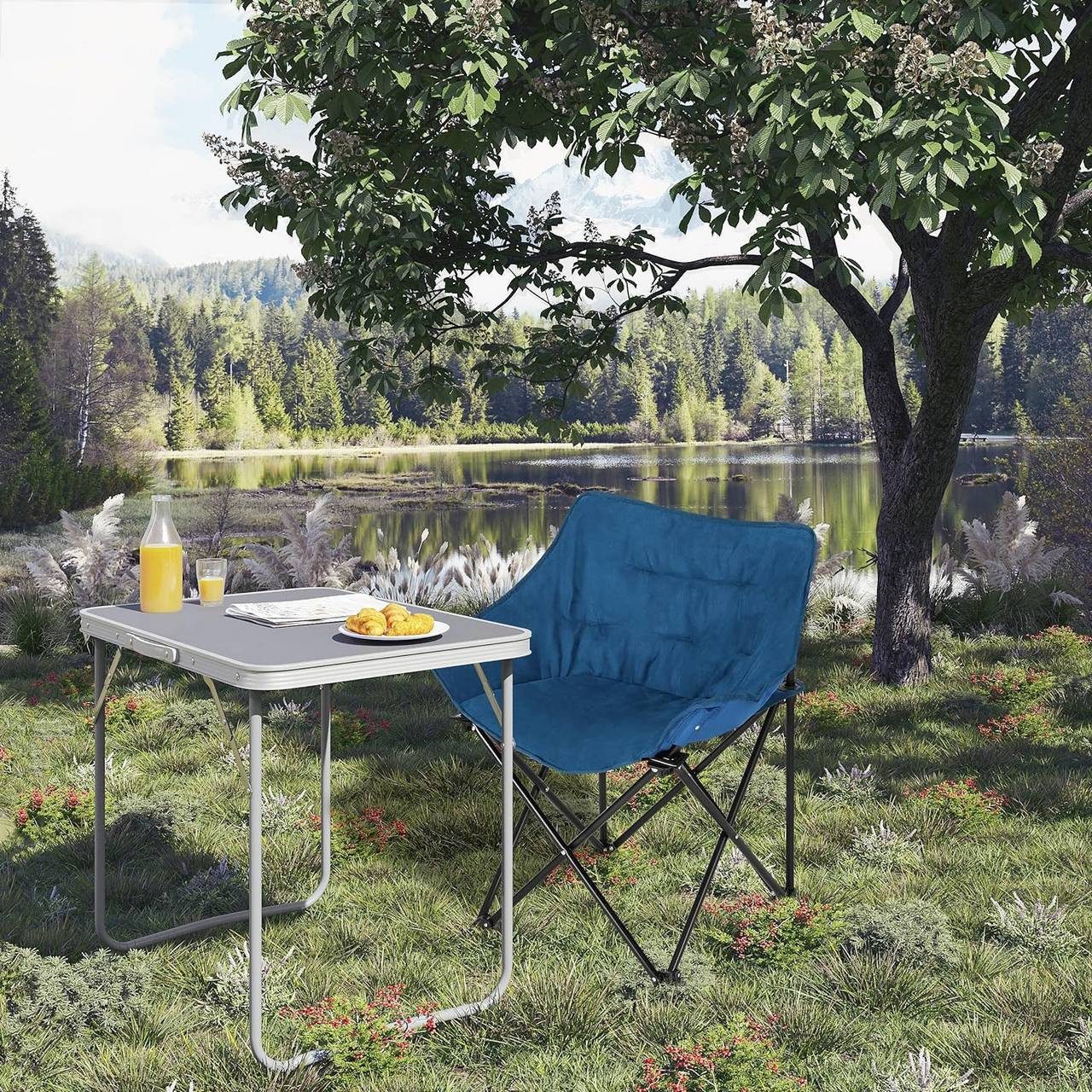 Woltu Campingstuhl (1 St), faltbar, gepolstert, leicht, mit Tragetasche günstig online kaufen