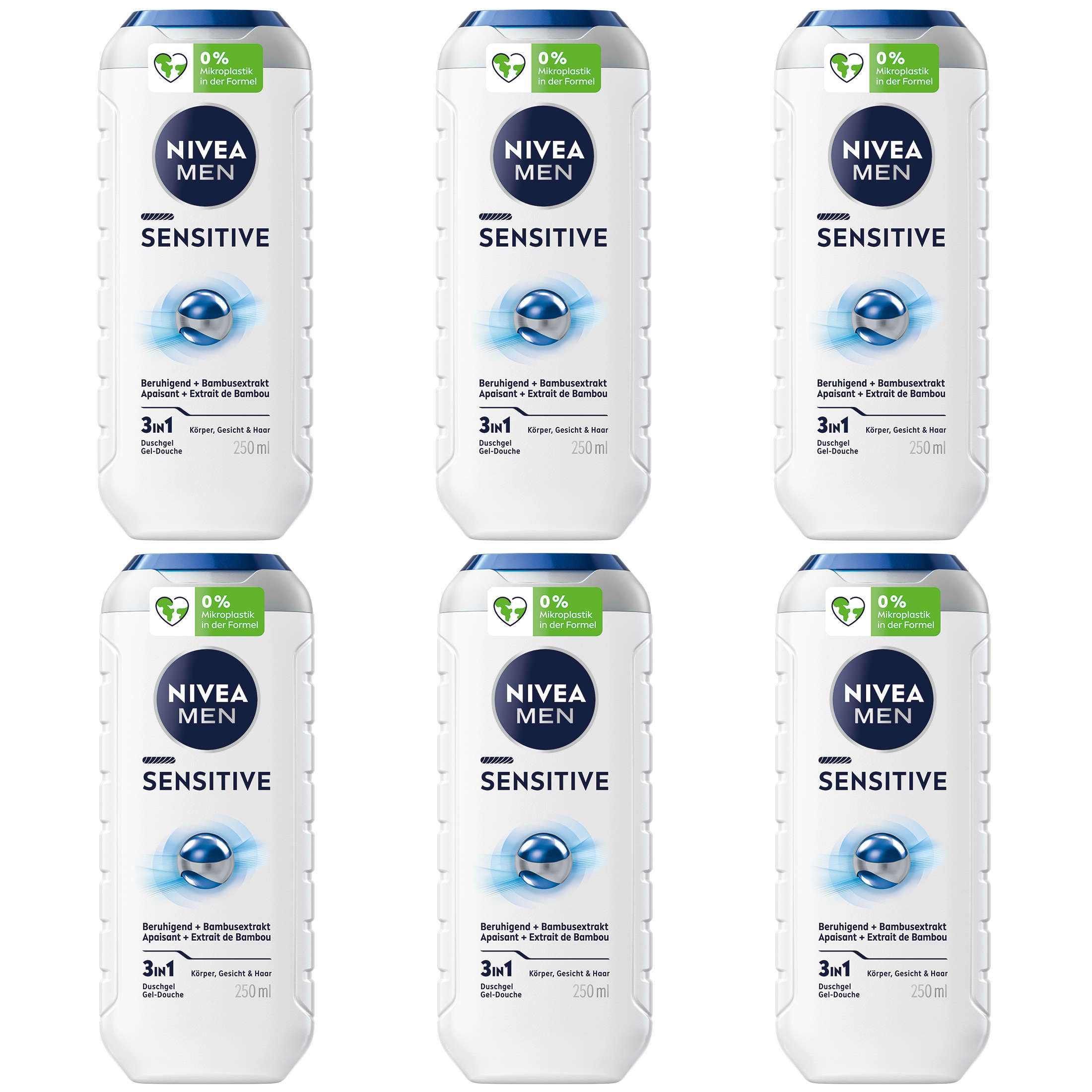 Duschgel Sensitive 6 x 250 ml
