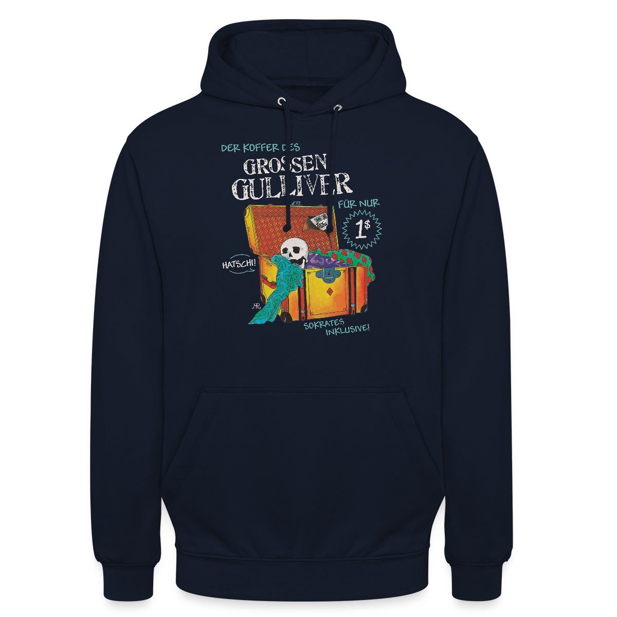 Hoodie Die Drei Fragezeichen Und Der Sprechende Totenkopf Unisex Hoodie