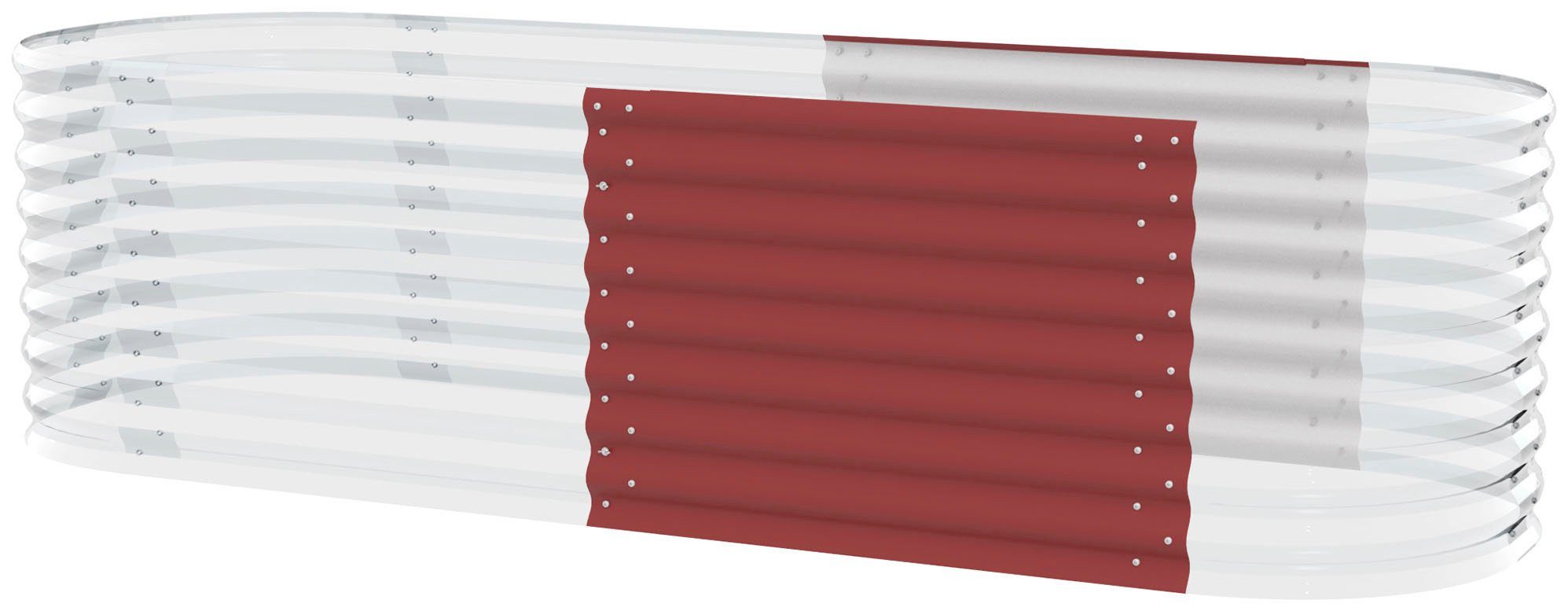 Vitavia Hochbeet Erweiterung "Stretched 630", BxH: 80x63 cm, rubinrot, Metall