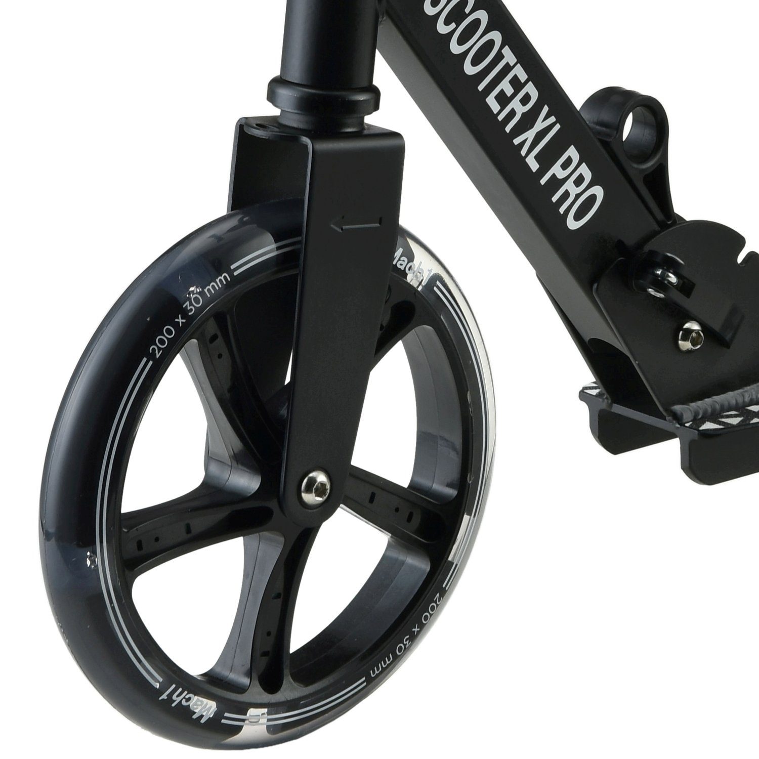 Mach1 Cityroller Kick Scooter ALU City Roller mit 200mm Großen XXL Wheel Rollen
