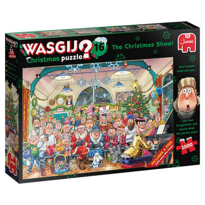 Jumbo Spiele Puzzle »19183 Wasgij Christmas 16 Die Weihnachtsshow«, 1000 Puzzleteile