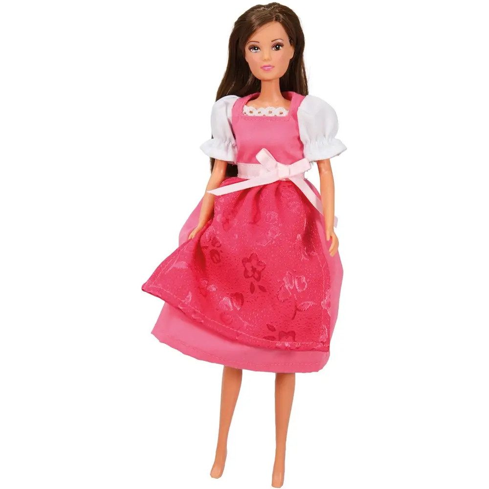 Heless Puppenkleidung Time2Shine Trachtenkleid Dirndl ''Pinky'' für Modepuppen der Größe 29