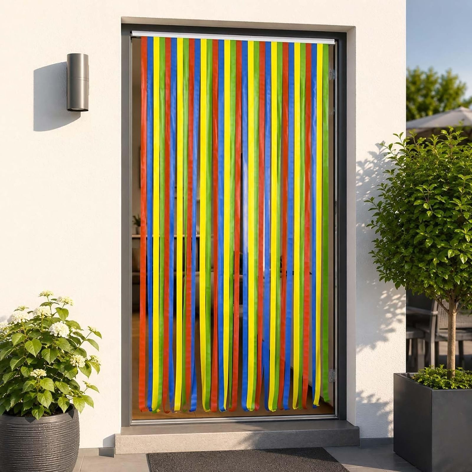 BURI Fliegengitter-Gewebe Tür Vorhang Streifen Band Fenster Insektenschutz Fliegengitter Fad