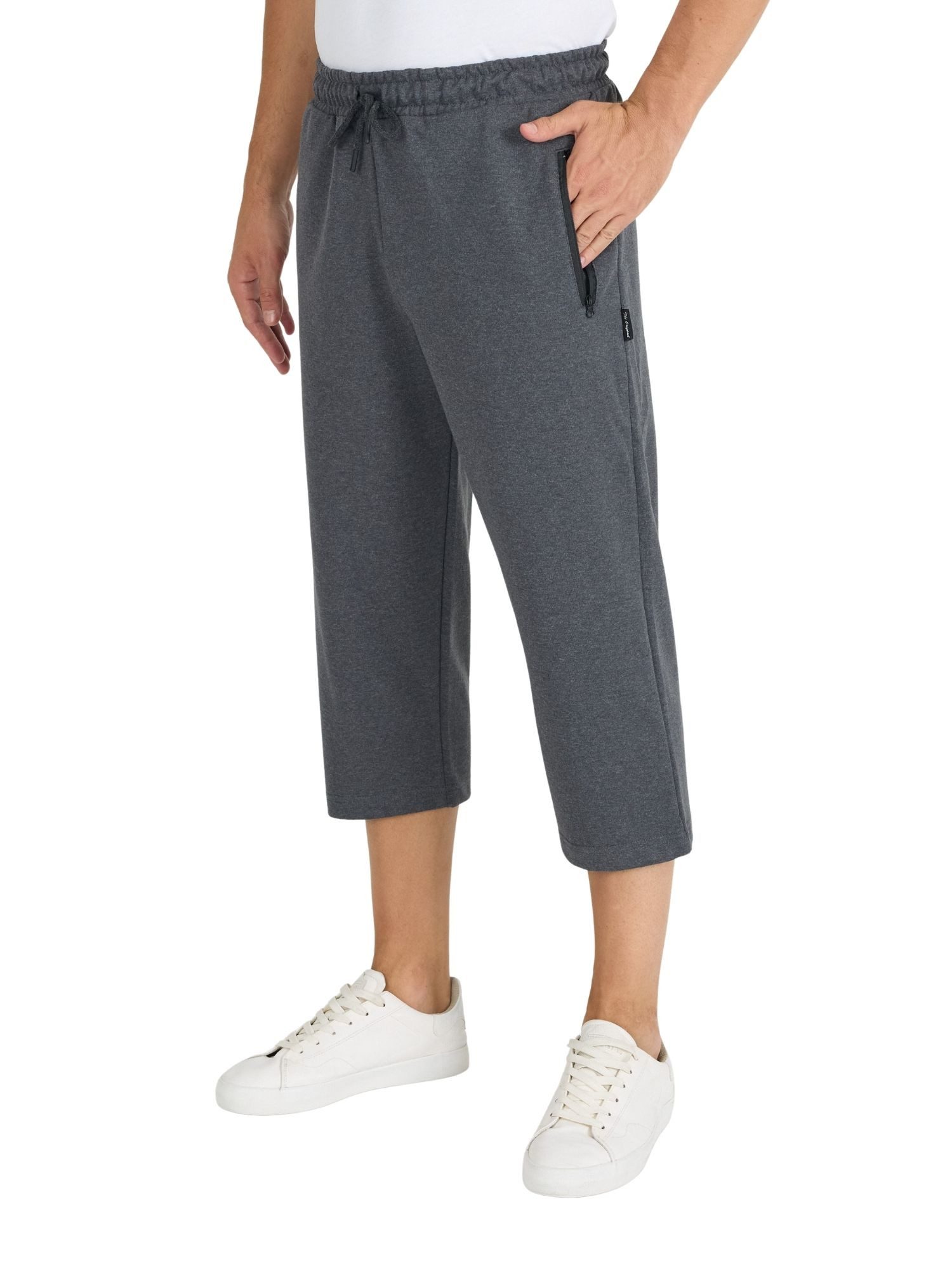 COMEOR 3/4-Sweathose Herren Bermuda Capri Shorts 3/4 Sommerhosen mit Reißve günstig online kaufen