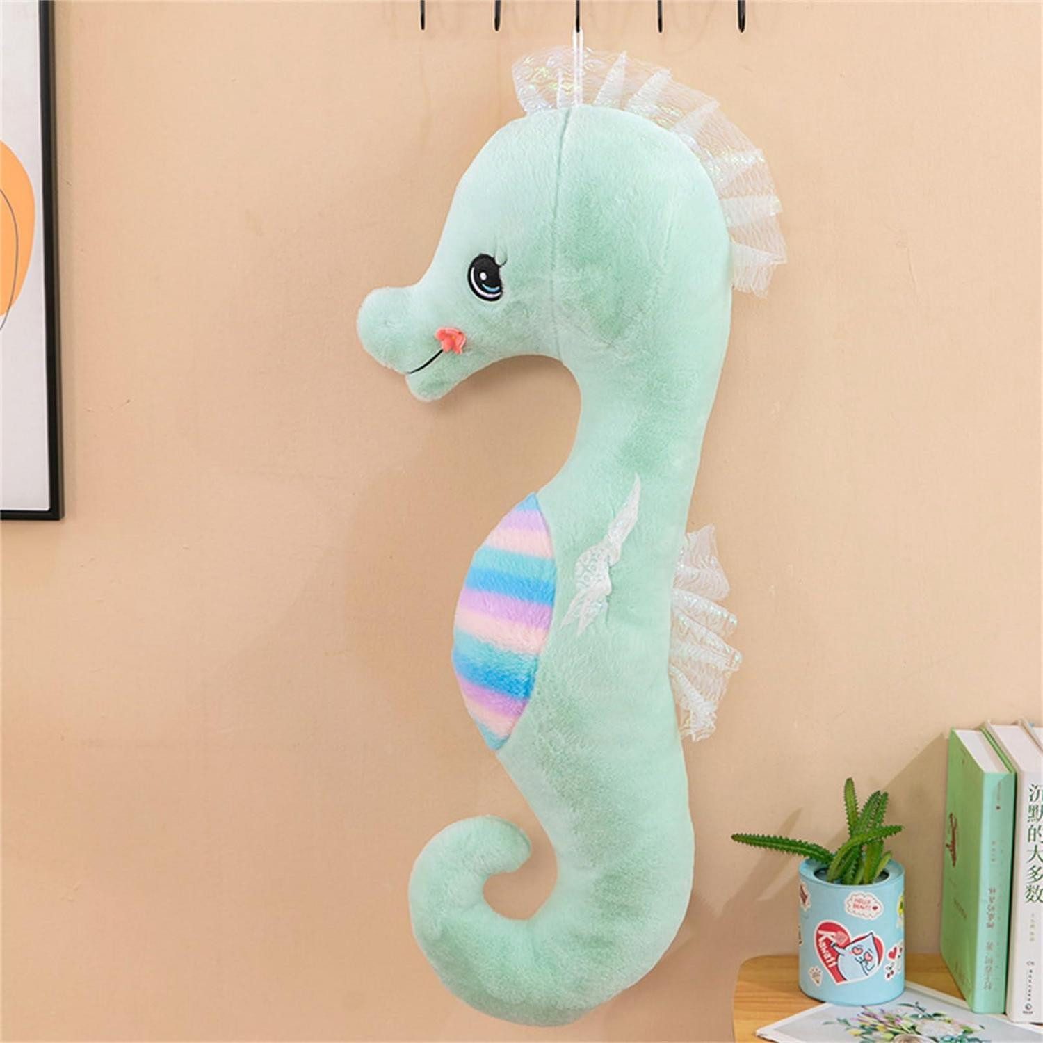 LuxusKollektion Kuscheltier Kuscheltier Seepferdchen Stofftier Plüschpuppe Kinder 50 cm grün