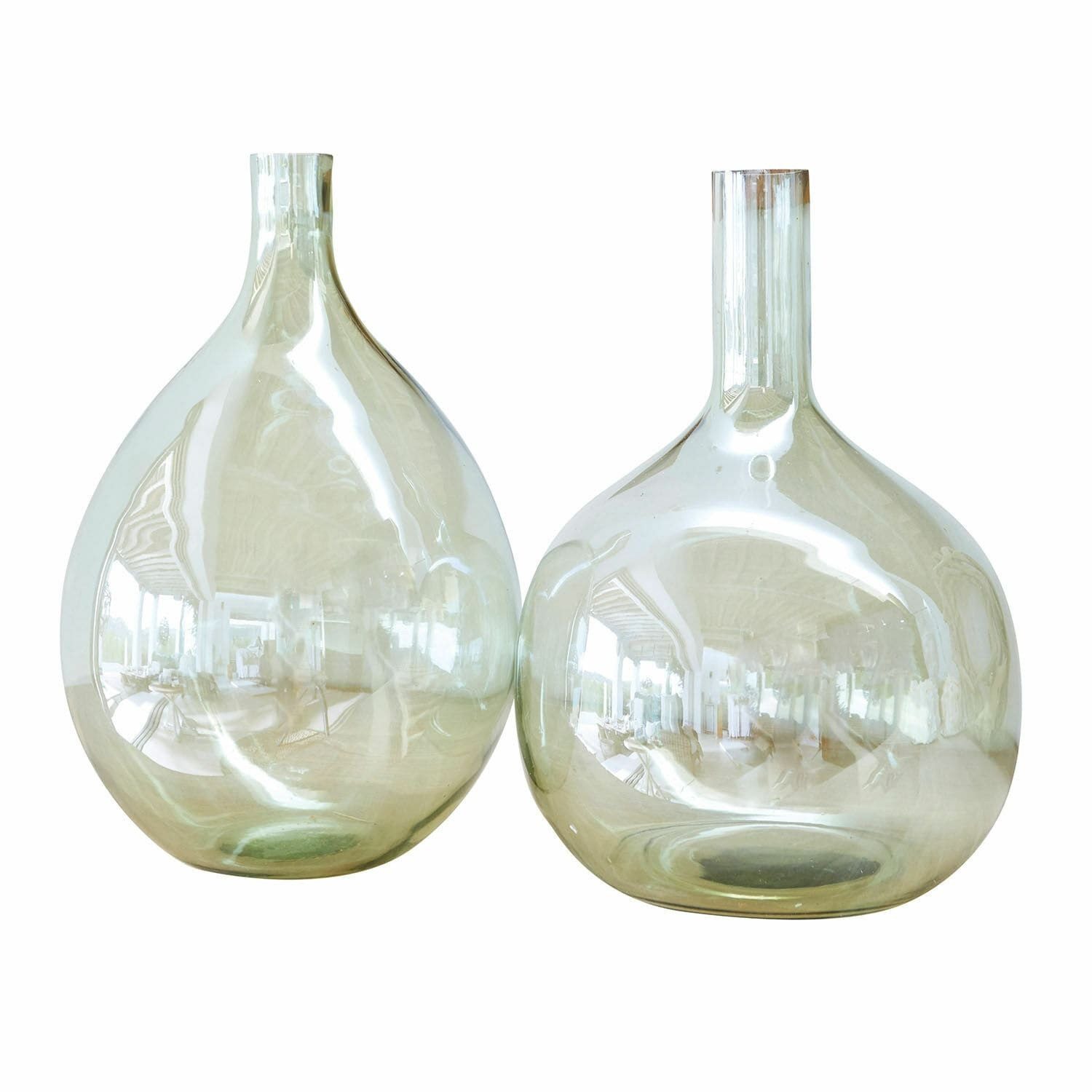 Mirabeau Tischvase Vase 2er Set Erlunda grün günstig online kaufen
