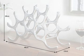riess-ambiente Weinregal FLAME 48cm silber, 1-tlg., im Modern Design